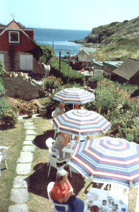 View of the Tea Garden and the Cove from the Resident's Lounge
